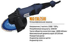 Кутова шліфмашина WinTech 230/2500