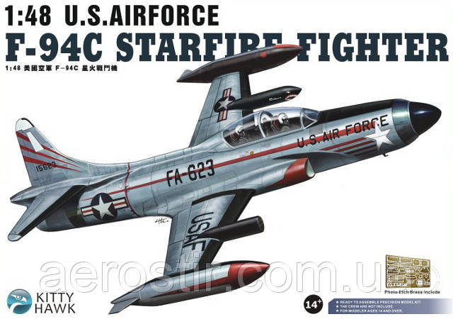 F 94C Starfire Fighter 1/48 Kitty Hawk 80101