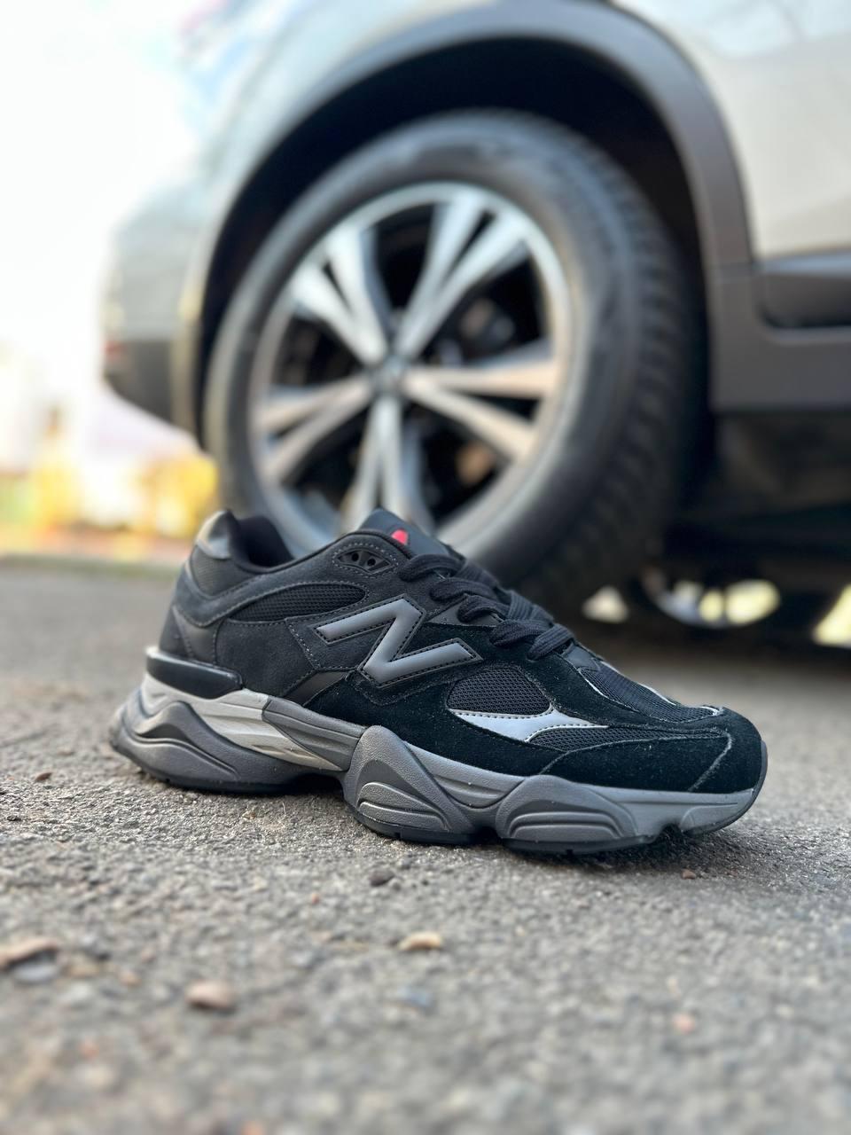 Кросівки чоловічі чорні New Balance 9060 Black Grey (15737)