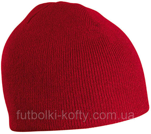 Трикотажна шапка біні бордовий Myrtle Beach mb7580, фото 1