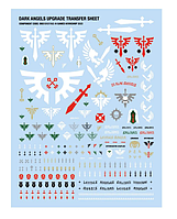 Warhammer 40000 Space Marine Primaris Dark Angels Transfers Sheet Decals Deathwing