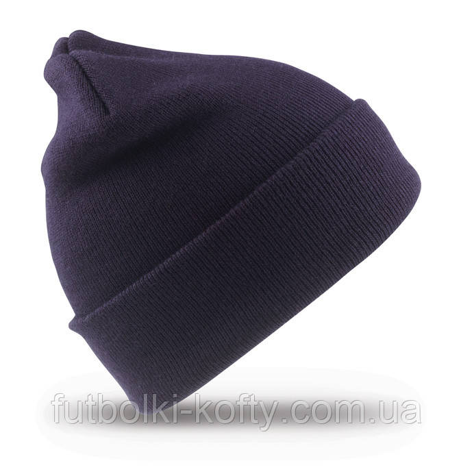 Зимова шапка UNISEX WOLLY SKI HAT колір темно-синій RC029X, фото 1