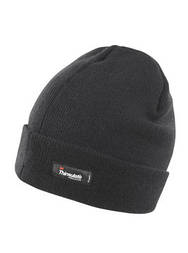 Зимова шапка UNISEX LIGHTWEIGHT THINSULATE HAT колір чорний RC133X