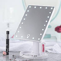 Дзеркало для макіяжу Large LED Mirror настільне з підсвіткою 22 LED White