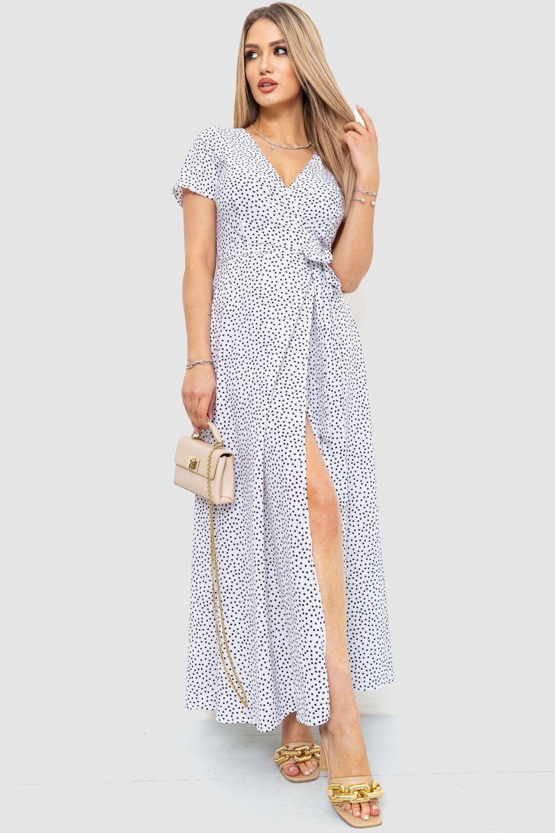 Сарафан у горох, колір біло-чорний, 241R157, фото 1