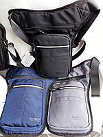 Мужская поясная сумка, сумка на ногу поясная сумка на бедро, сумка на плечо черная синяя серая