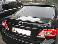 Спойлер лип багажника Toyota Corolla 2007-2012 стеклопластик под покраску