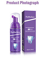 Зубний мус BobboSow v34 whitening mousse фіолетовий засіб для освітлення та відбілювання зубів 50мл