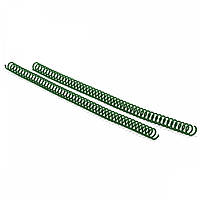 Спираль пластиковая для переплета Agent A4 100 шт 4:1 14 мм Зеленая (6927920170481) IB, код: 1857009
