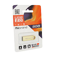 Флэш-накопитель Mibrand Puma, USB 2.0, 8GB, Metal Design, Blister