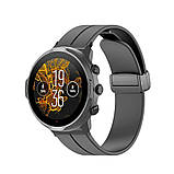 Ремінець силіконовий для годинника Magic Lock 22 мм сірий, фото 3