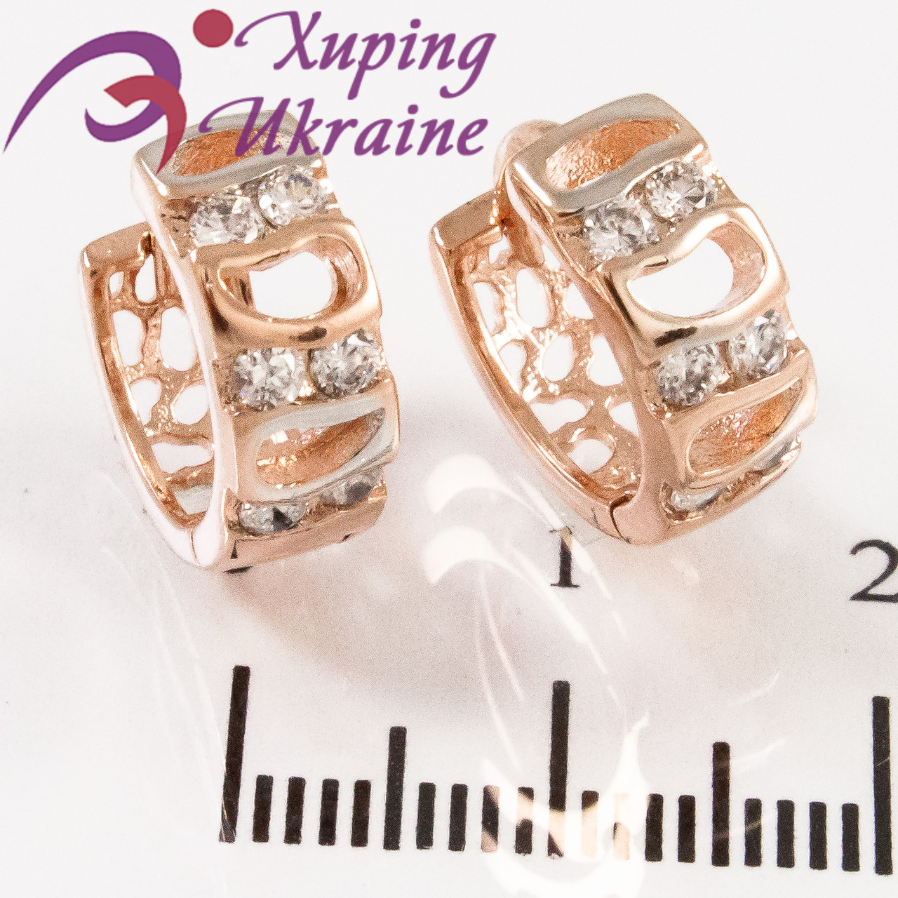 Сережки Xuping (Медичне золото) 5242752