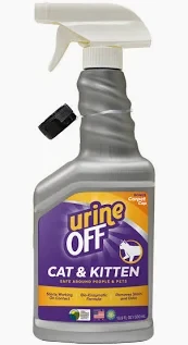 Спрей для видалення органічних плям і запахів після кошенят і кішок TropiClean Urine Off 500 мл