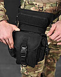 Тактична Сумка поясна на ногу, фото 3
