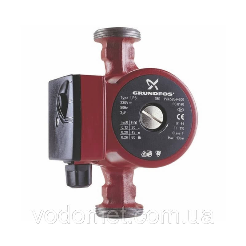 Циркуляційний насос Grundfos UPS 25-40-180 - 19183