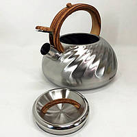 Чайник на плиту Magio MG-1194 / Чайник со свистком для электроплиты / Чайник с LQ-354 индукционным дном