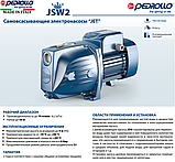 Самовсмоктуючий насос Pedrollo JSWm 2AX (230V) - 9222, фото 2