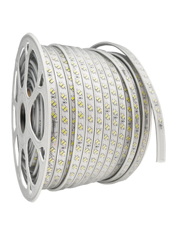 Светодиодная LED лента PROLUM 220V; 5730\120; IP68; Series "S", Белый (5500-6000К) - фото 1 - id-p1873053992
