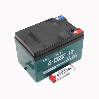 Тяговий акумулятор 12V 12Ah CHILWEE 6-DZF-12 (свинцево-кислотний) AGM 12V12Ah