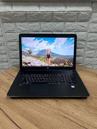 Б/в Ноутбук HP Zbook 17 G3 17.3" 1920x1080| Core i7-6820HQ| 8 GB RAM| 512 GB SSD| Quadro M4000M 4GB, фото 1