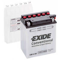 Аккумуляторы мото Exide EB14-B2: 14 А·ч - 12 V; 145 (EB14-B2), 134x89x166 мм