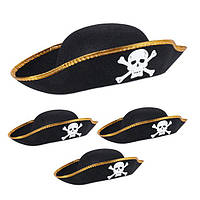 Набор из 4 пиратских шляп