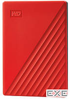 Портативный жёсткий диск WD My Passport 2TB USB3.2 Red (WDBYVG0020BRD-WESN)