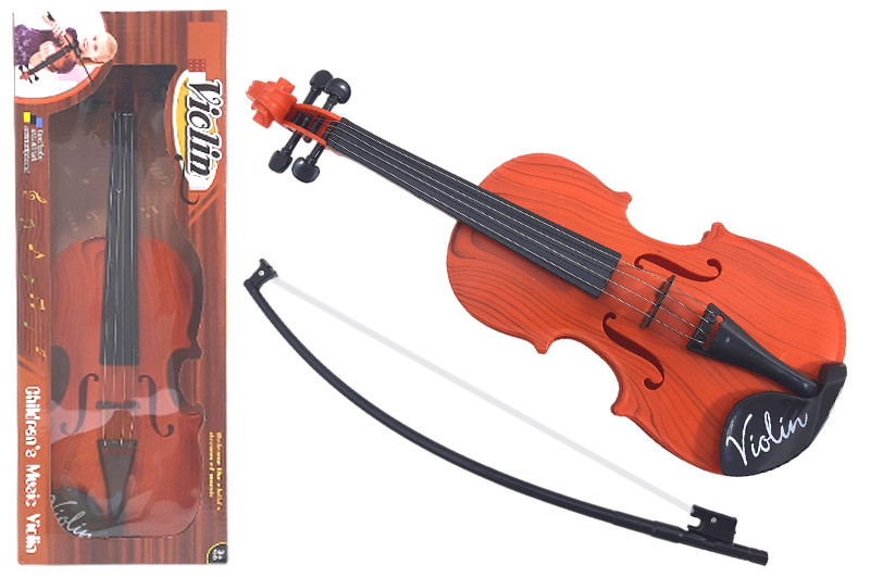 Іграшкова скрипка зі струнами та смичком 370-A дитячий музичний інструмент від магазину style & step