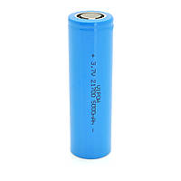 Аккумулятор 21700 Li-Ion Vipow ICR21700 FlatTop, 5000mAh, 3.7V, Blue Q50/500 m