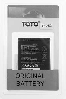 Аккумулятор TOTO BL253 for Lenovo 1800/2000 mAh