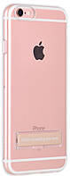 Чехол-накладка HOCO TPU cover Magnetic Shock proof bracket series iPhone 5/5s/SE Rose/Gold