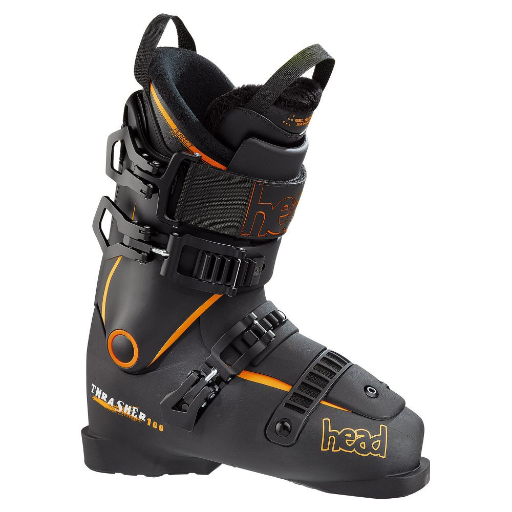 Гірськолижні черевики Head thrasher 100 black - orange (MD)