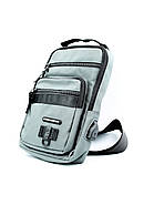 Сумка-слінг 29 x 18 x 9 см Weatro Сіра ssch-kit-0071, фото 2