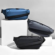 Сумка кросс-боді (бананка) 35 х 14 х 7 см Weatro Синя ssch-kit-0076, фото 2