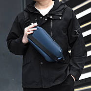 Сумка кросс-боді (бананка) 35 х 14 х 7 см Weatro Синя ssch-kit-0076, фото 3