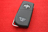 Toyota corolla, Rav4 ключ викидний 2 кнопки Original Stile, фото 4