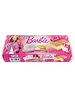 Пирожное бисквитное с молочным кремом + 70 наклеек для ногтей Freddi Barbie (10*25г) 250г Италия