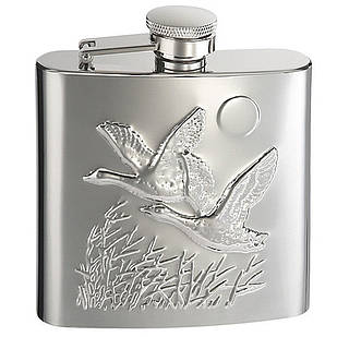 Фляга для віскі з гравіюванням.