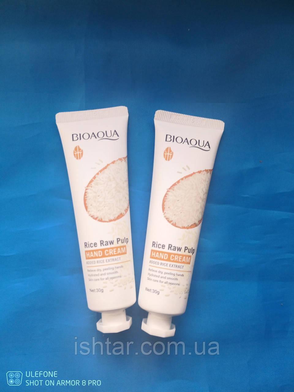 Крем для рук із екстрактом рису BIOAQA HAND CREAM  30 г