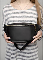 Поясная сумка женская черная, удобная сумка через плечо, сумка для девушек, бананка GIZMO