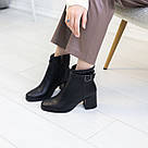Шкіряні жіночі черевики на каблучці 6 см (36 р-р), фото 5