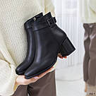 Шкіряні жіночі черевики на каблучці 6 см (36 р-р), фото 10