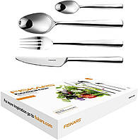 Столовые приборы, комплект 24 шт. глянцевый Fiskars Functional Form Cutlery Set (1002949)