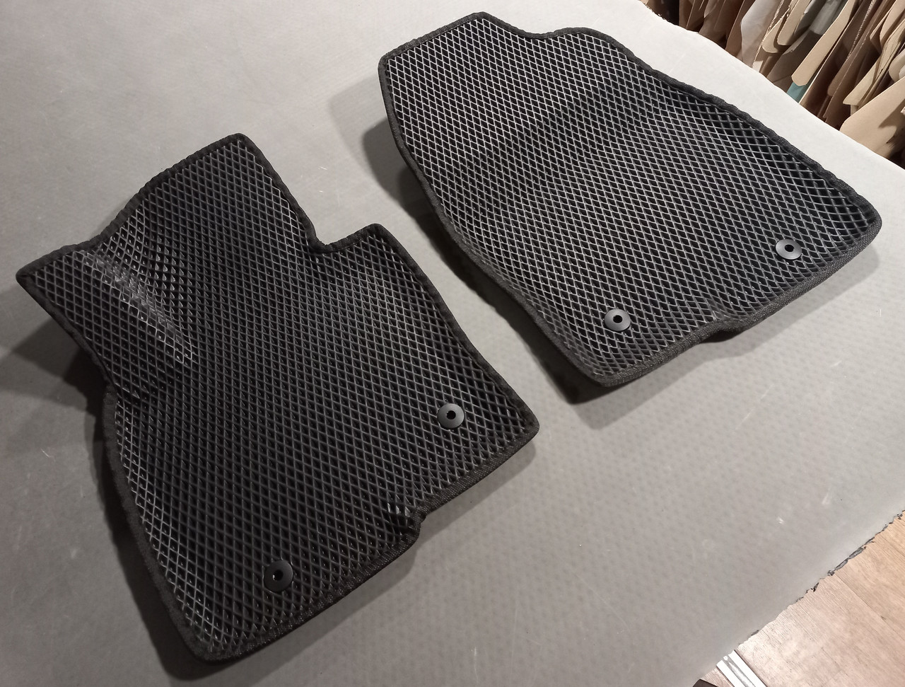 3D килимки EvaForma передні на Mazda CX-9 '16-24 (TC), 3D килимки EVA