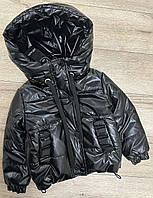 Демисезонная куртка для девочек черная