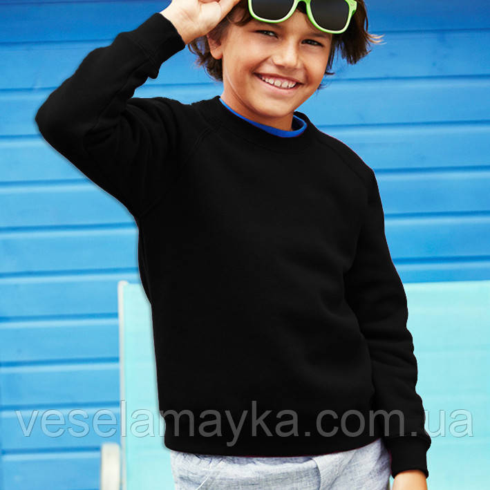 Дитяча чорна толстовка (Комфорт), фото 1