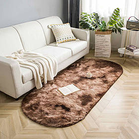 Килимок приліжковий Colorful Home кавово-коричневий 90х200 см.