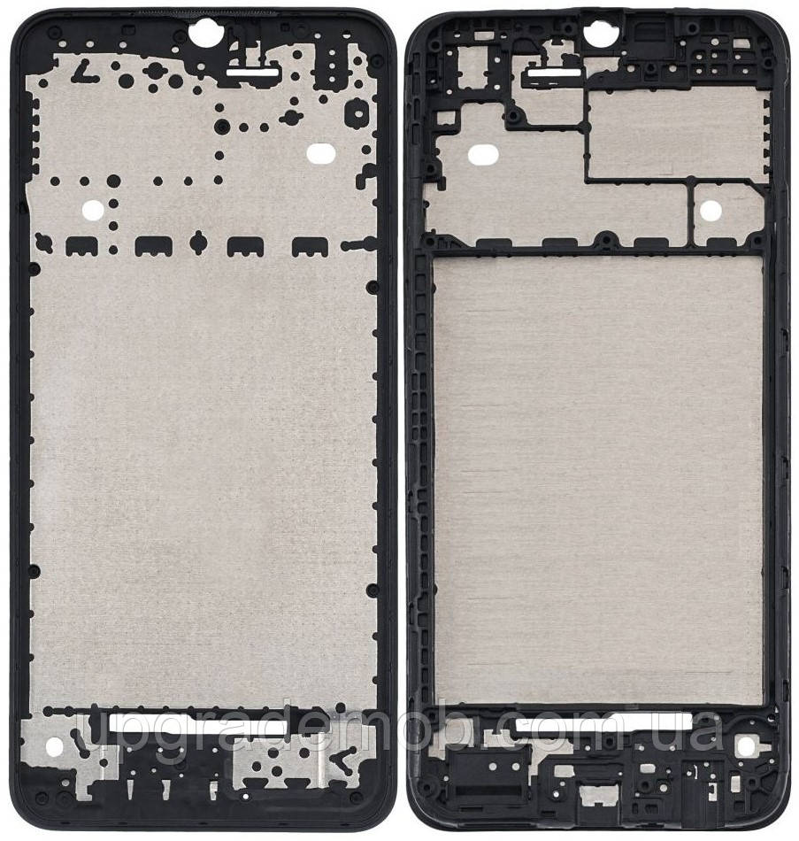 Рамка дисплея Samsung A045 Galaxy A04 чорна, фото 1