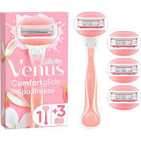 Бритва Gillette Venus Comfortglide Spa Breeze с 4 сменными картриджами (7702018469727) ASN