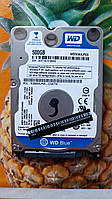 Жесткий диск винчестер HDD для ноутбука 2.5 sata WD 500gb slim